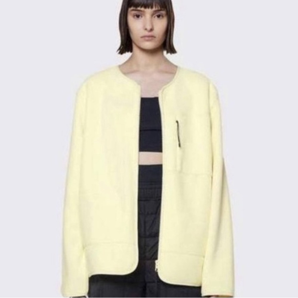 Rains Unisex Fleece Jacket Size Small - Picture 3 of 6